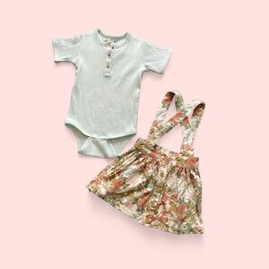 #197, kate quinn bundle, bodysuit and skirt w/suspenders, size 12-18 mo,…